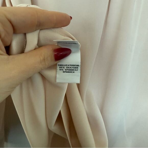 DVF Anne Top in Blush Pink Size 2 - Picture 4 of 5